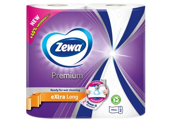 Бумажные полотенца Zewa Extra Long двухслойная 2 шт.