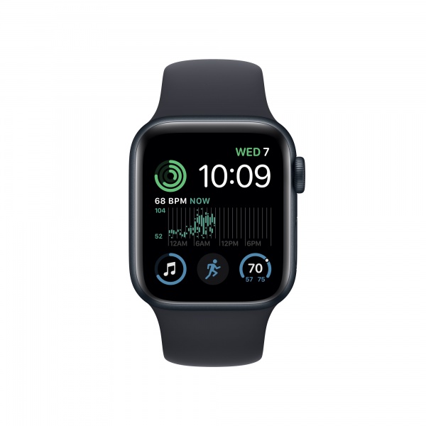 Смарт-часы Apple Watch SE GPS (2 gen) 40mm Midnight Aluminium Case with Midnight Sport Band