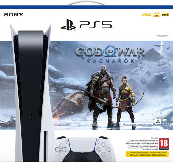 Игровая консоль Sony PS5 PlayStation 5 + God of War Ragnarok (963318)