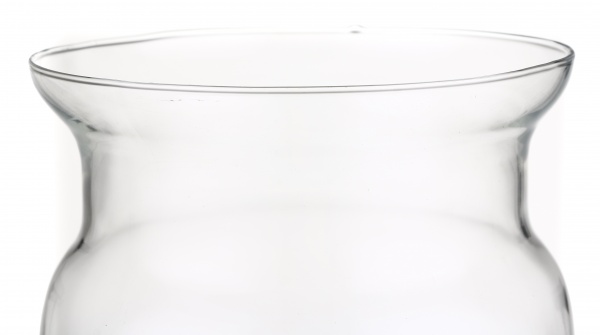 Ваза стеклянная Trend Glass 29 см прозрачная 
