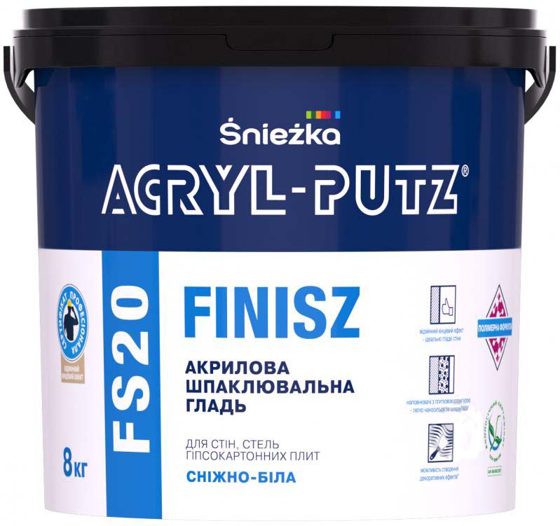 Шпаклевка Sniezka ACRYL-PUTZ FS20 8 кг