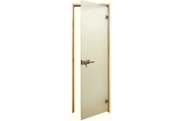 Дверь для сауны Tesli ДМ Briz White Sateen 2000х800 мм