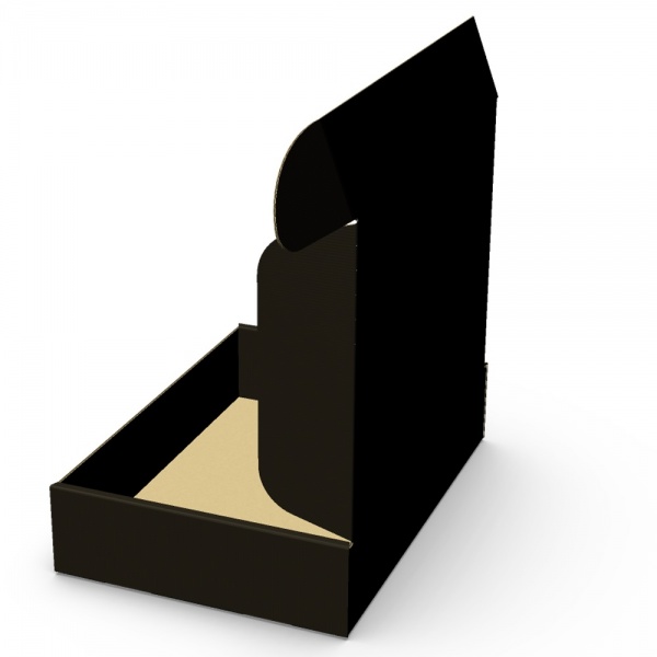 Картонная коробка (Е) + 1 кол. (черный) 206,5x147x100 мм