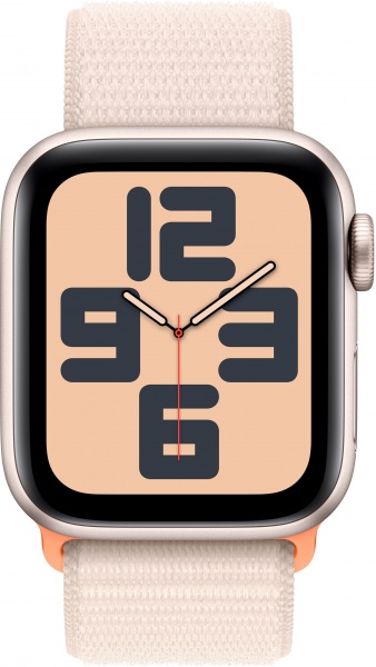 Смарт-часы Apple Watch SE 2023 GPS 40mm Starlight Aluminium Case with Starlight Sport Loop (MR9W3QP/A)