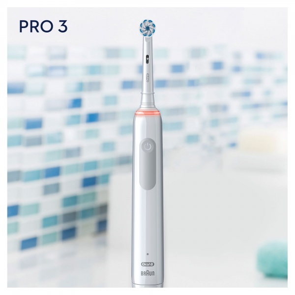 Электрическая зубная щетка Oral-B Pro 3 - 3000 D505.513.3 White