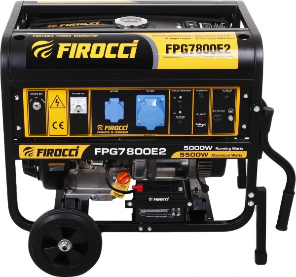 Электрогенераторная установка Firocci FPG7800E2 5 кВт / 5,5 кВт бензин