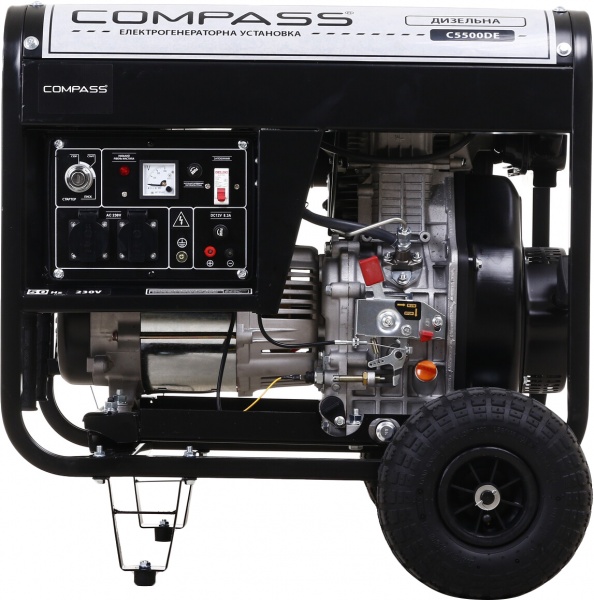 Электрогенераторная установка Compass 2,8 кВт / 3 кВт C5500DE дизель