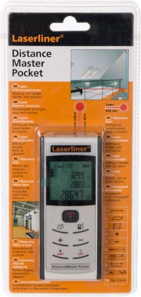Дальномер Laserliner  LRM 080.945А DistanceMaster-Pocket