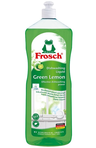 Бальзам для ручного мытья посуды Frosch Зеленый лимон 1л