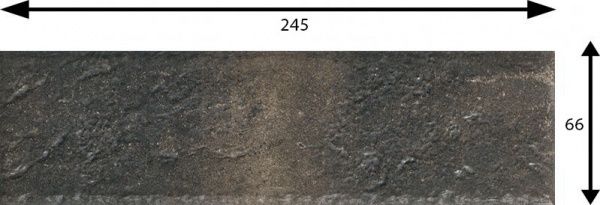 Клинкерная плитка Fondi brown elewacja 24,5x6,6 (0,74) Ceramika Paradyz