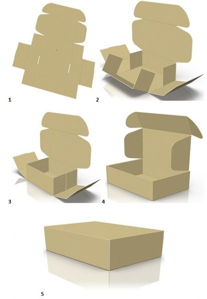 Гофроящик Картонная коробка (Е) 206,5*147*100 147x206,5x100 мм