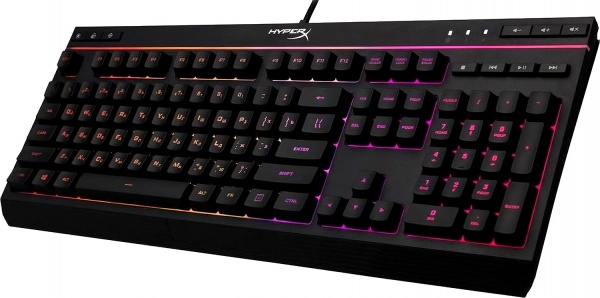 Клавиатура игровая HyperX Alloy Core (4P4F5AA) USB RGB ENG/UA black 