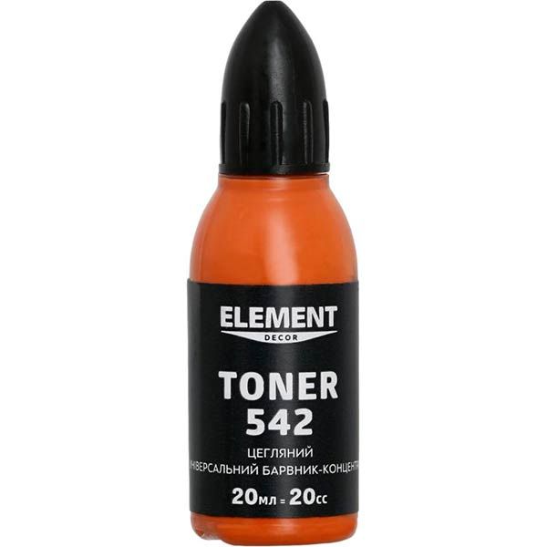 Пигмент Element Decor Toner кирпичный 20 мл