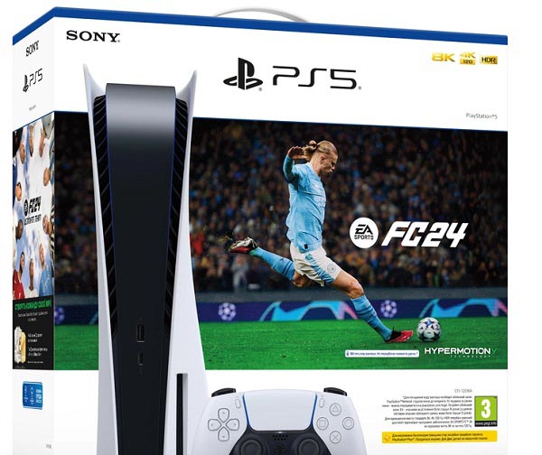 Игровая консоль Sony 5 Ultra HD Blu-ray (EA SPORTS FC 24) white