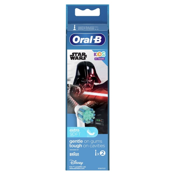 Насадки для электрической зубной щетки Oral-B Kids Звездные войны 2 шт./уп.