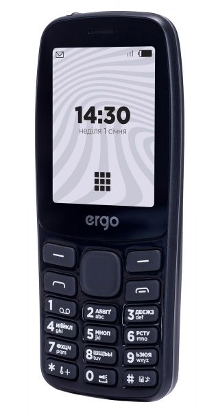 Мобильный телефон Ergo B241 DUAL SIM black (B241 black)