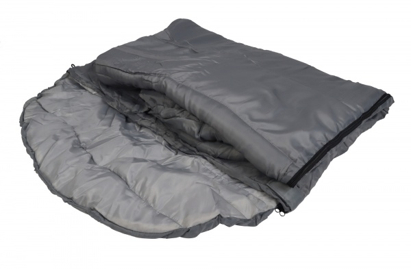 Спальный мешок Grilland с капюшоном 68102 220+50х75 см серый