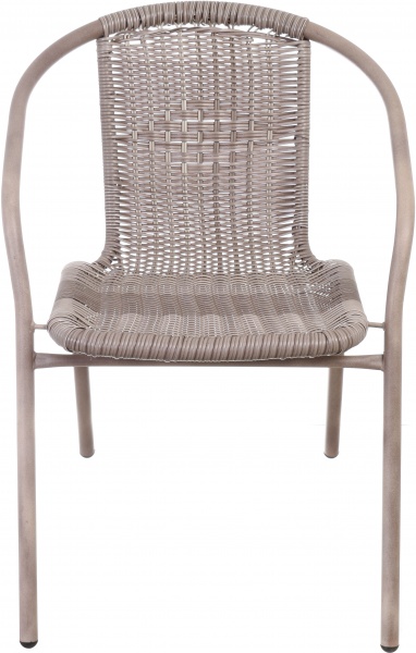 Комплект мебели из искусственного ротанга Рита стол 60х70 см + 2 кресла 58х53х73 см бежевый 