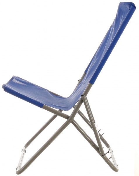Кресло-шезлонг UBC Group раскладной синий 52x107 см 