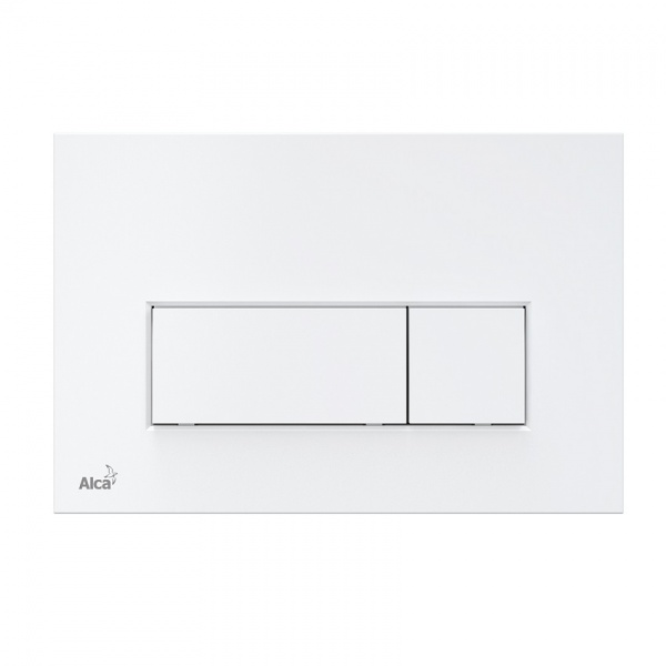 Інсталяція для унітаза Alca Plast Комплект 4в1 AM101/1120 з білою прямокутною кнопкою M570 та прокладкою M91