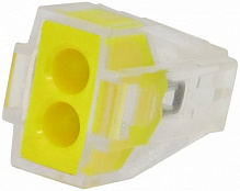Клемма к распределительной коробке EMT 2х1,0-2,5 мм без пасты 3 шт. желтый 