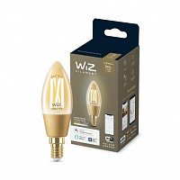 Умная лампа WIZ Smart FIL Wi-Fi 4,9 Вт C37 прозрачная E27 220 В 2000-5000 К 929003017701 