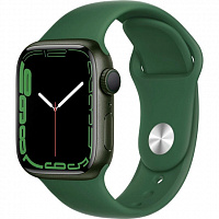 Смарт-часы Apple Watch Series 7 GPS 41mm green AluminiumCasewithCloverSportBand (MKN03UL/A)