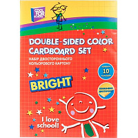 Картон цветной двухсторонний CF21003 А4 10 листов Cool For School