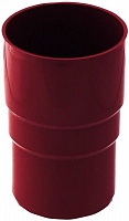 Муфта трубы Bryza 90 мм красный 