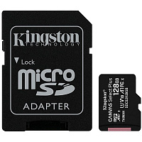 Карта пам'яті Kingston microSDHC 128 ГБ Class 10 (SDCS2/128GB) Canvas Select Plus UHS-I U1 
