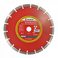 Диск алмазный отрезной WURTH Red Line 230x2,4x22,2 бетон, кирпич, тротуарная плитка 1668700230