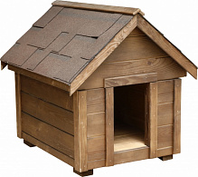 Дом для собак Классика эконом 760х580 мм сосна двухскатная крыша