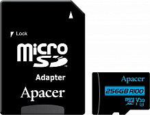 Карта пам'яті Apacer microSDXC 256 ГБ Class 10UHS-I Class 3 (U3) (AP256GMCSX10U7-R) AP256GMCSX10U7-R 