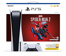Игровая консоль Sony PlayStation 5 Ultra HD Blu-ray (Marvel's Spider-Man 2) white