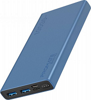 Внешний аккумулятор (Powerbank) Promate Bolt-10 10Вт 2xUSB 10000 mAh (bolt-10.blue) 