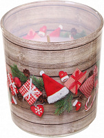 Свеча в стакане Admit ароматическая Christmas Wood 1338 