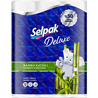 Бумажные полотенца Selpak Delux трехслойная 12 шт.