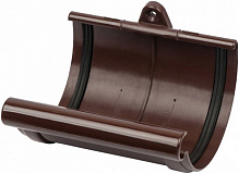 Муфта желоба RoofOK 120 мм коричневый 