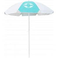 Зонт пляжный Круг бирюзово-белый
