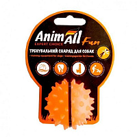Іграшка для собак AnimAll Fun м’яч каштан помаранчевий 5 см