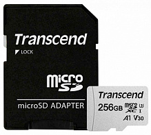 Карта пам'яті Transcend microSDXC 256 ГБ Class 10UHS-I Class 3 (U3) (TS256GUSD300S-A) 
