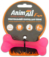 Игрушка для собак AnimAll Кость 8 см коралловая 88103