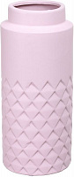 Ваза керамическая розовая Matt 13,5х13,5х30 см
