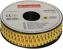 Маркер кабельный E.NEXT e.marker.stand.2.4.5, 2-4 кв.мм 500 шт. 