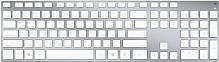 Клавиатура беспроводная OfficePro (SK1500W) gray/white 