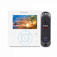 Комплект відеодомофона BCOM BD-480M White Kit 240556
