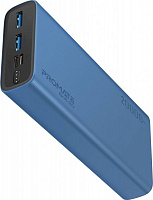 Внешний аккумулятор (Powerbank) Promate Bolt-20 10Вт 2xUSB 20000 mAh blue (bolt-20.blue) 