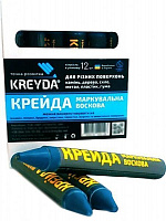Крейда KREYDA CW606716 маркувальна воскова синя 13 мм