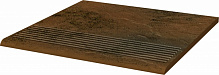 Клінкерна плитка Asti brown stopnica prosta 30x30 (1,17) Ceramika Paradyz