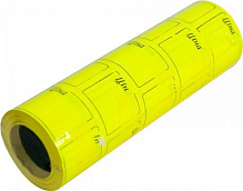 Ценник F 4 печатный 4 метра 111 шт. 5 роликов 29x36 желтый 
